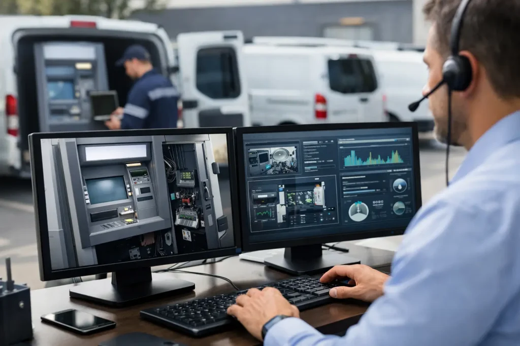Remote ATM Diagnostics Benefits in Fleet Service