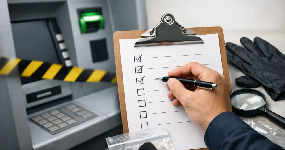 ATM Incident Response Checklist That Works