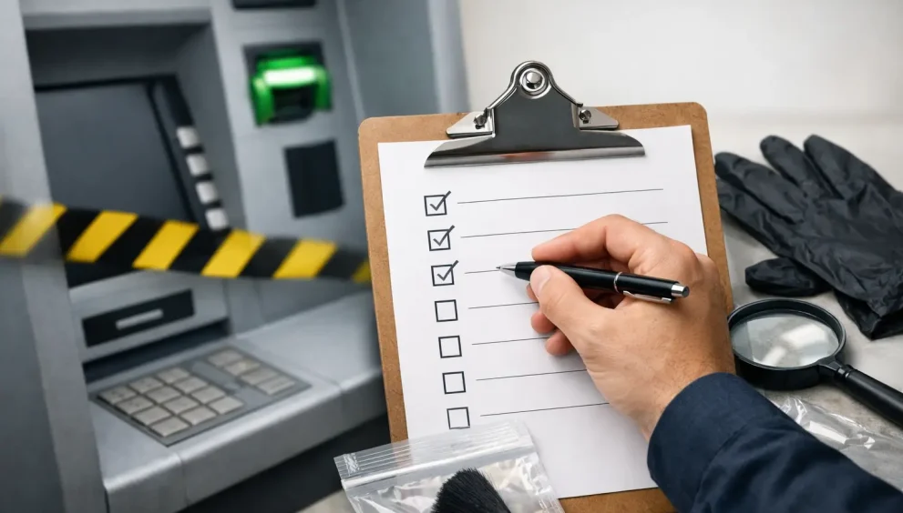 ATM Incident Response Checklist That Works
